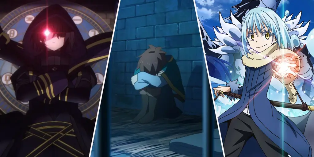 Karakter Anime Isekai Ilustrasi karakter anime isekai yang beragam dan menarik.