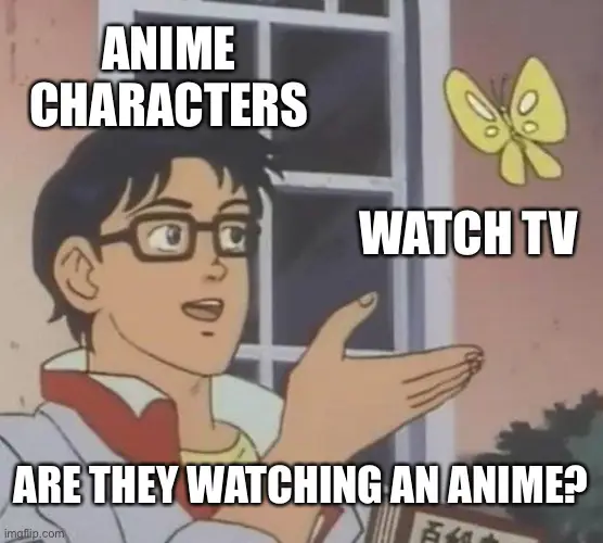 Karakter Anime Menonton Anime Karakter Anime Menonton Anime