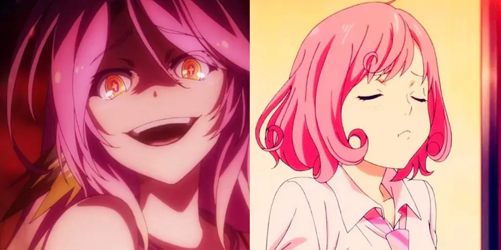 Gambar berbagai karakter anime populer yang berambut pink