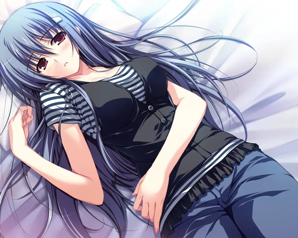 Karakter anime shoujo yang khas Gadis anime yang lucu dan menggemaskan