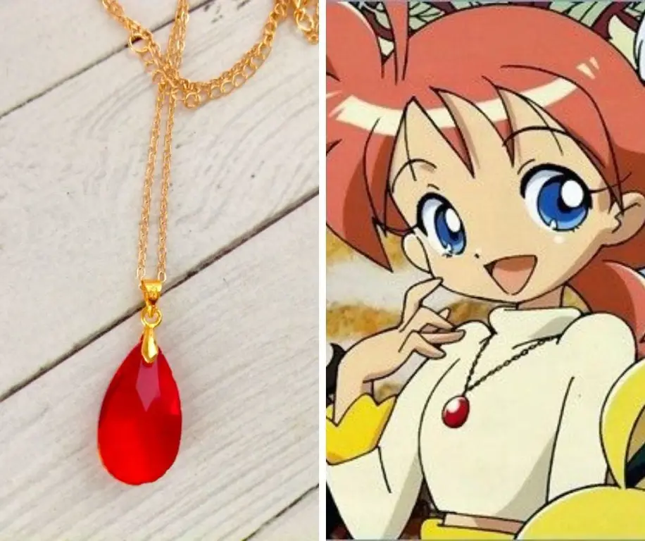 Karakter anime dengan kalung berlian