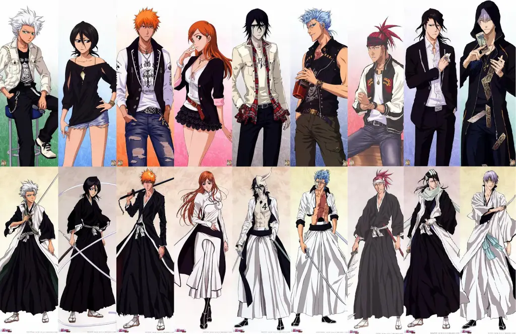 Gambar karakter-karakter di game Bleach