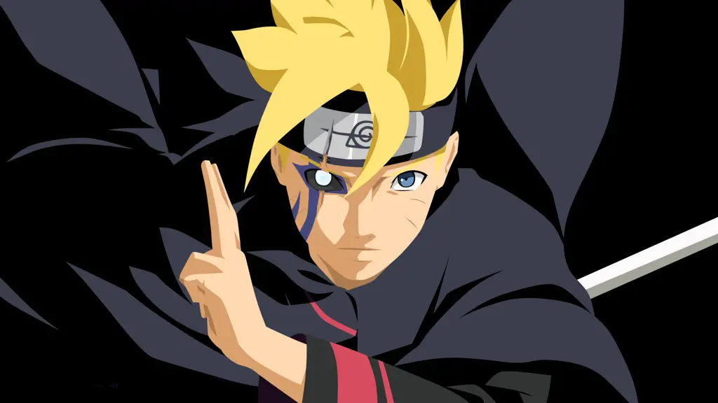 Gambar para karakter utama Boruto