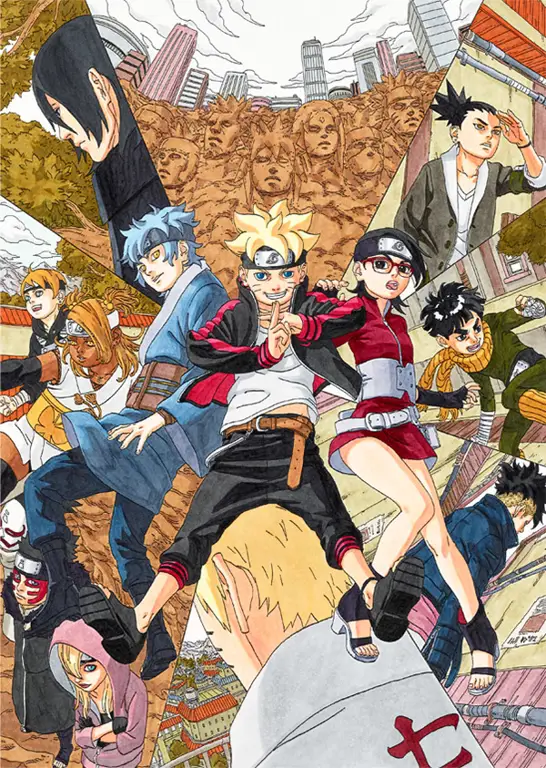 Poster karakter Boruto