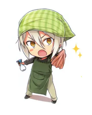 Gambar karakter chibi dari Hataraku Maou-sama! Season 2