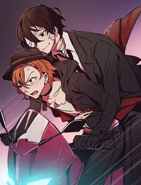 Dazai dan Chuuya dari Bungou Stray Dogs