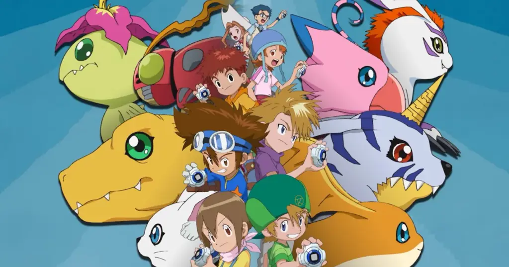 Gambar karakter-karakter Digimon Adventure