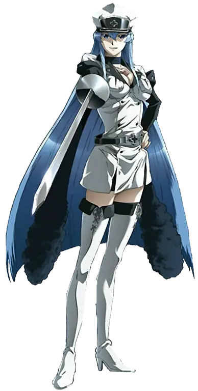 Gambar karakter Esdeath dalam anime Akame Ga Kill