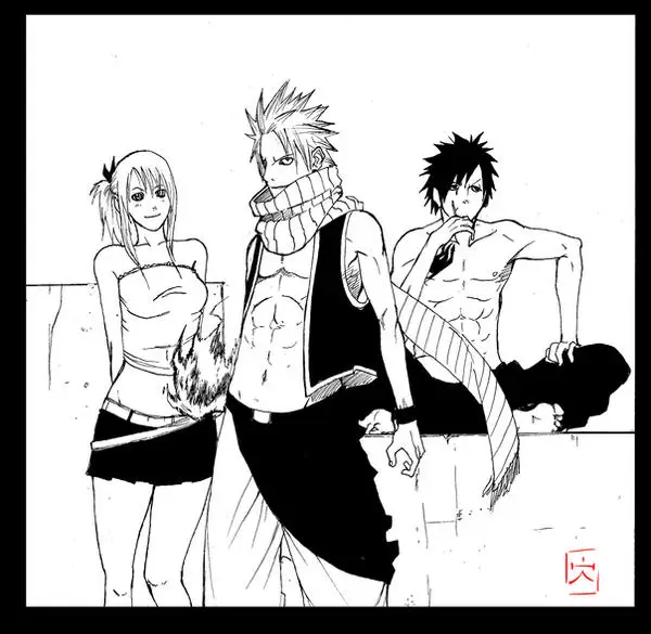 Foto grup karakter Fairy Tail