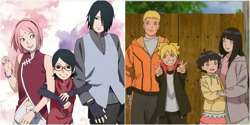 Para karakter utama dalam anime Boruto