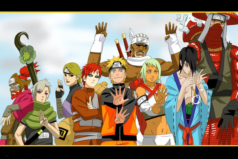 Gambar karakter-karakter Naruto Shippuden