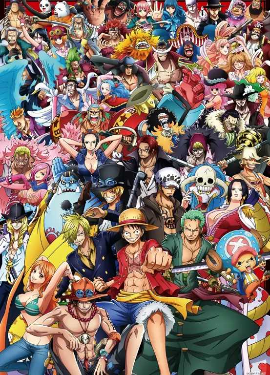 Gambar karakter One Piece