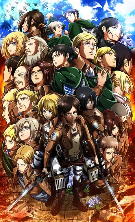 Karakter-karakter Attack on Titan di Animeku