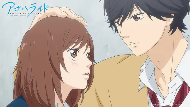 Potret Futaba Yoshioka, karakter utama dalam Ao Haru Ride