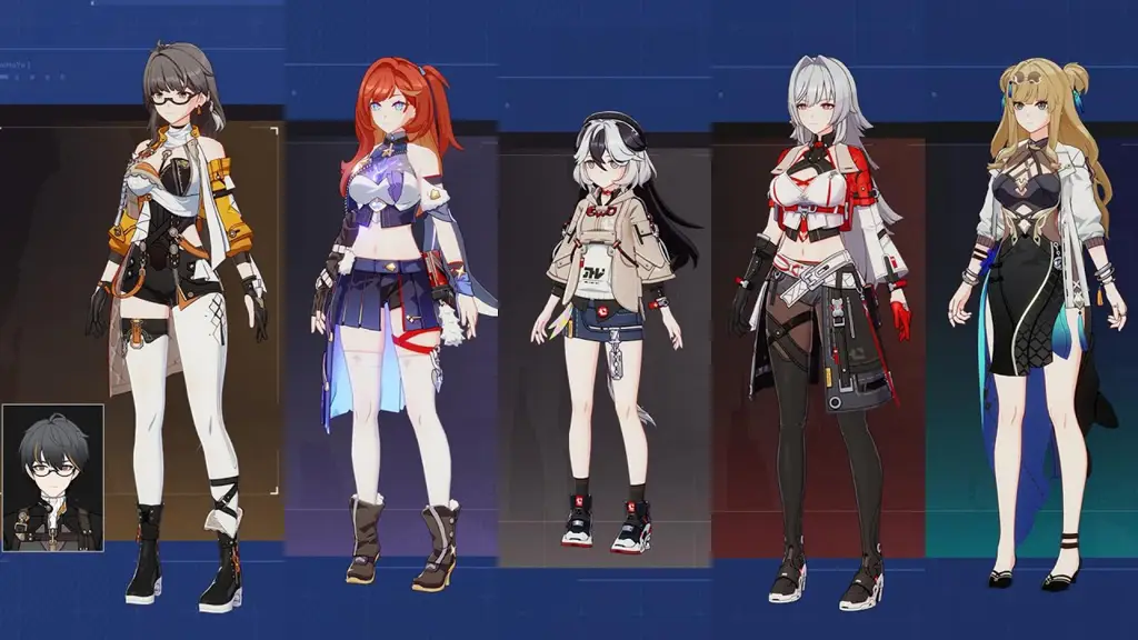 Karakter-karakter Honkai Impact 3rd dengan gaya anime