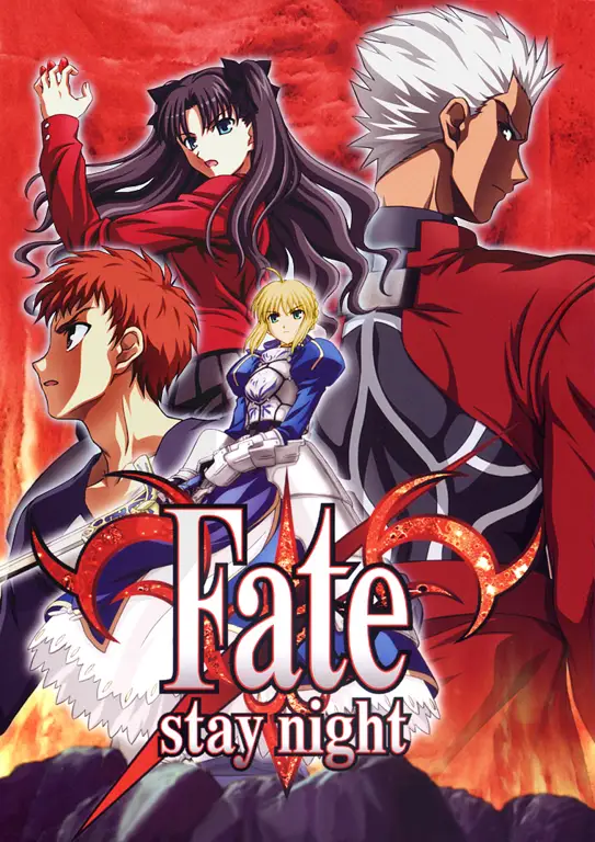 Karakter-karakter utama dalam anime Fate Stay Night