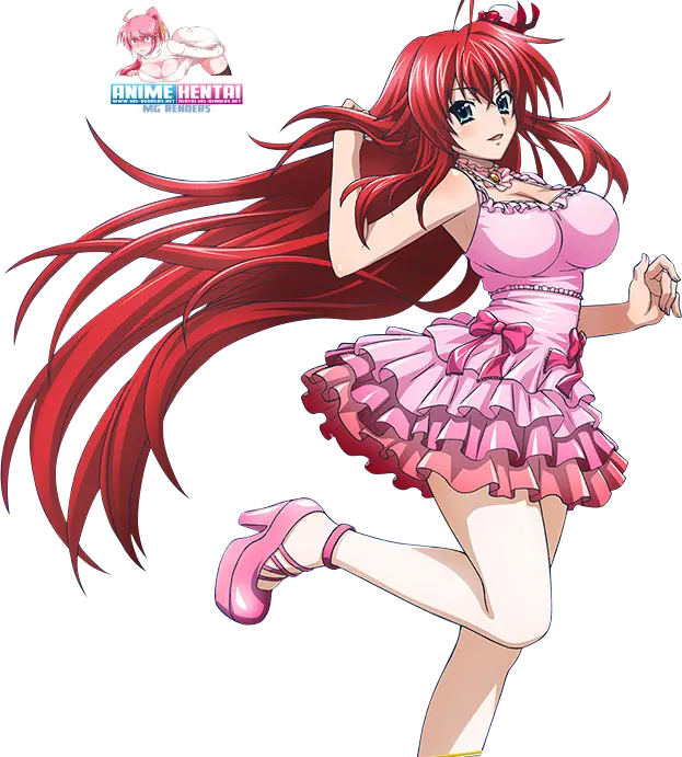 Gambar Rias Gremory, karakter penting di High School DxD