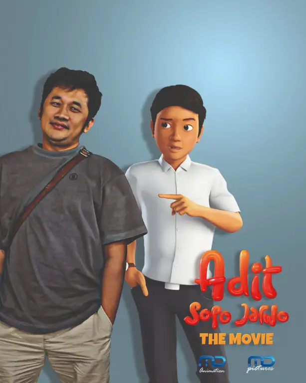 Karakter-karakter utama dalam serial animasi Adit Sopo Jarwo