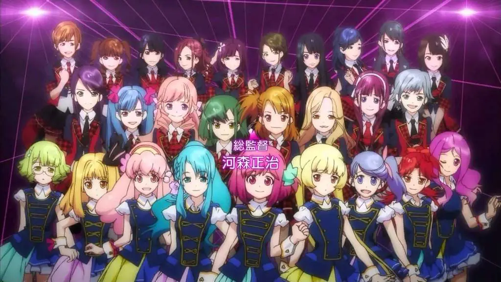 Gambar karakter-karakter dalam anime AKB0048