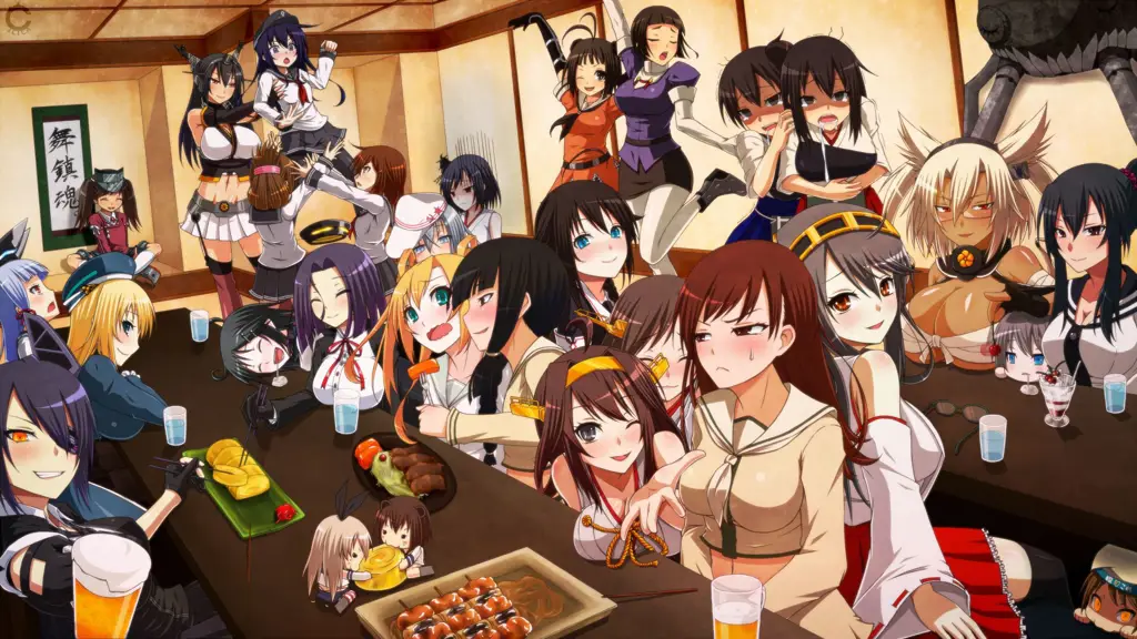 Karakter-karakter anime harem yang penuh pesona Gambar berbagai karakter anime harem yang lucu dan menarik