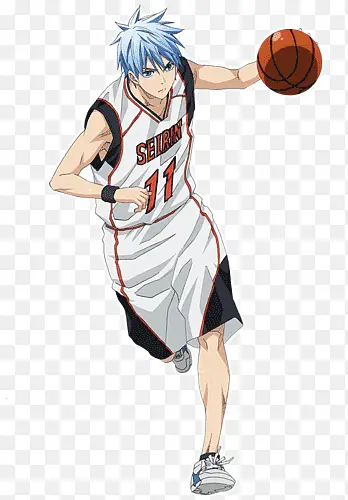 Karakter anime menonton pertandingan basket