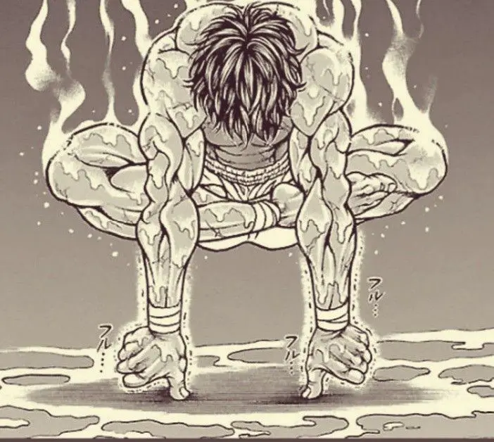 Gambar berbagai karakter dari manga Baki Hanma