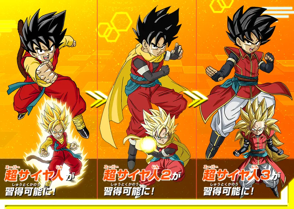 Karakter-karakter Dragon Ball Heroes dengan desain unik