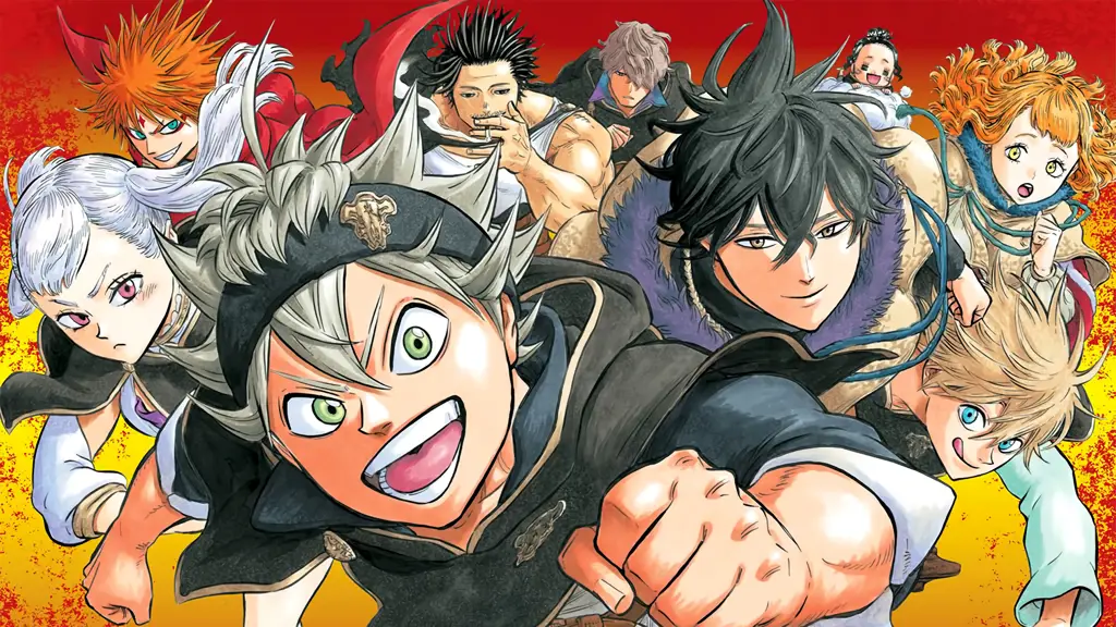 Gambar berbagai karakter Black Clover