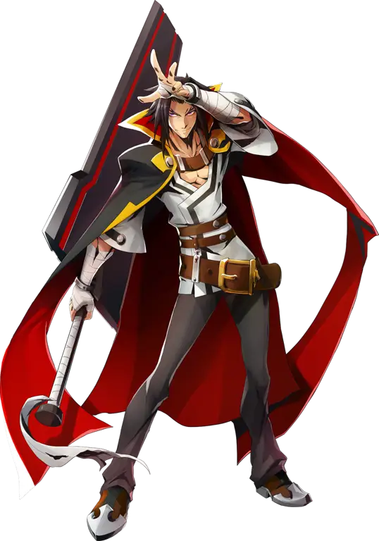 Gambar yang menampilkan beberapa karakter ikonik dari game BlazBlue.