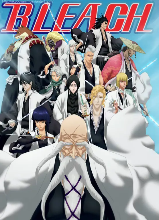 Gambar para karakter utama anime Bleach