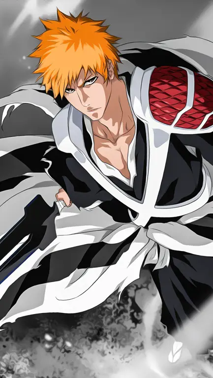 Gambar yang menampilkan beberapa karakter utama dalam anime Bleach.