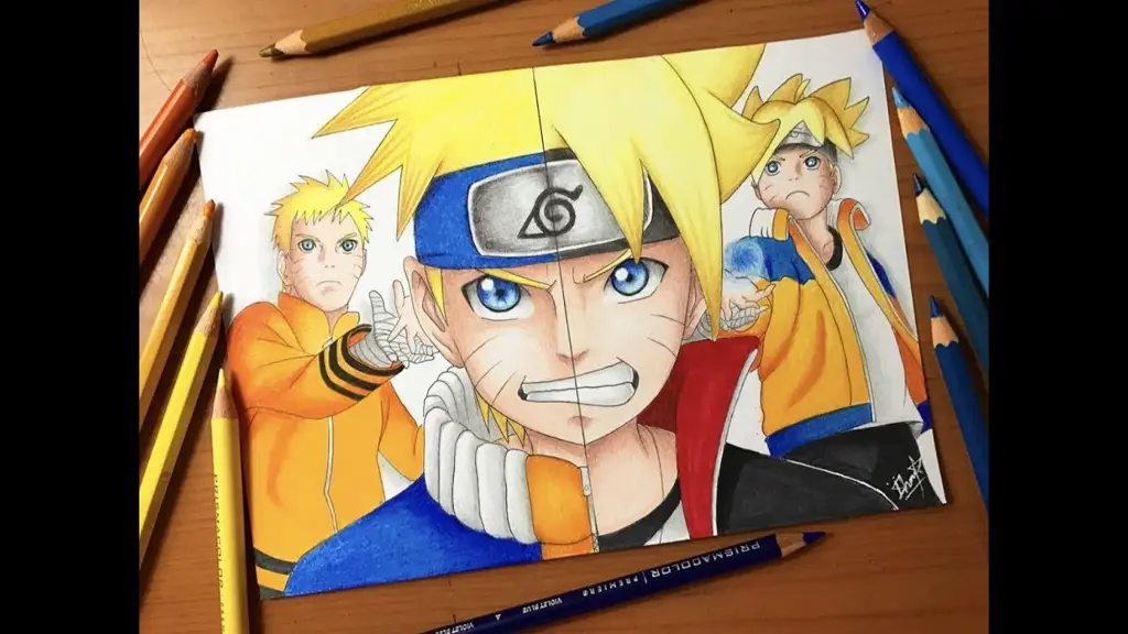 Ilustrasi karakter Boruto