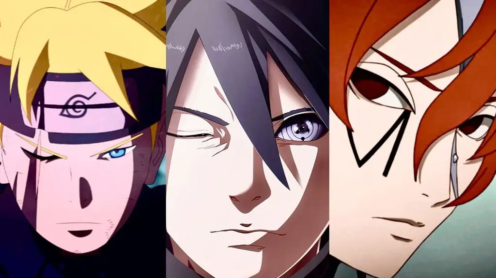 Gambar para karakter Boruto