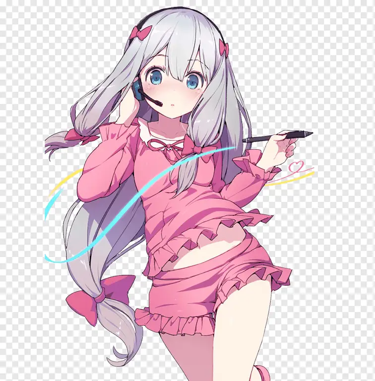 Karakter-karakter dalam anime Eromanga Sensei