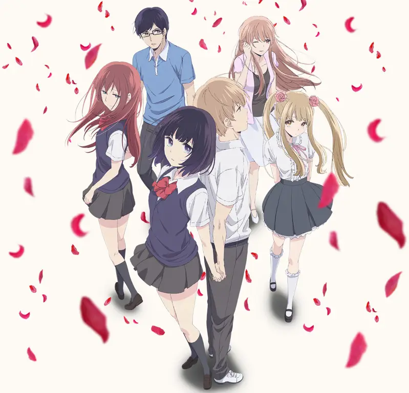 Gambar karakter utama anime Kuzu no Honkai