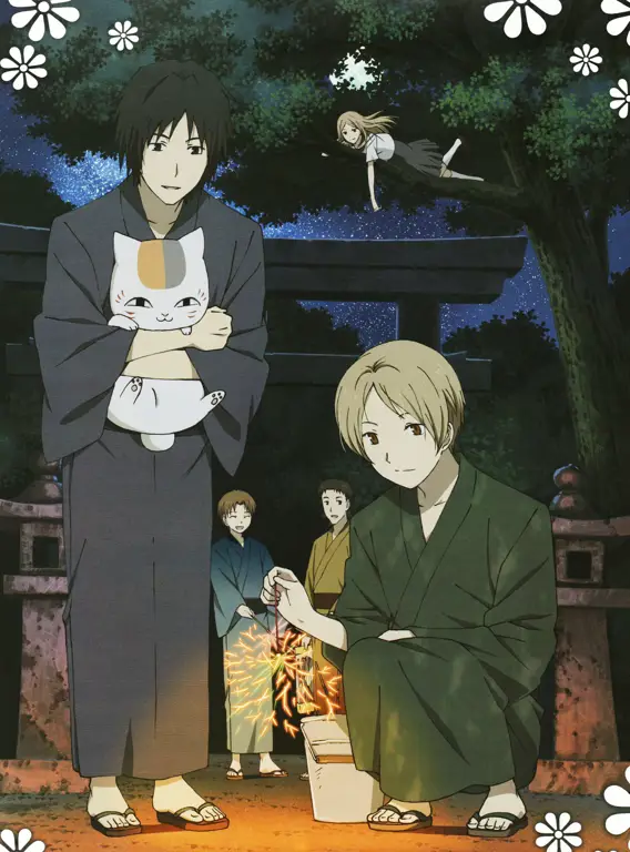 Para karakter dalam anime Natsume Yuujinchou