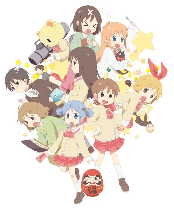 Karakter-karakter anime Nichijou yang lucu dan unik