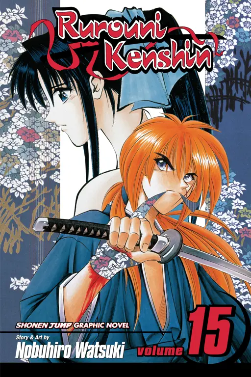 Gambar para karakter utama Rurouni Kenshin