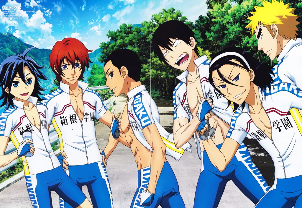 Gambar karakter anime Yowamushi Pedal