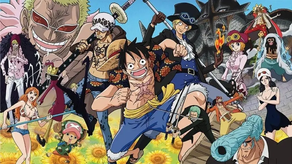 Para karakter One Piece di Dressrosa