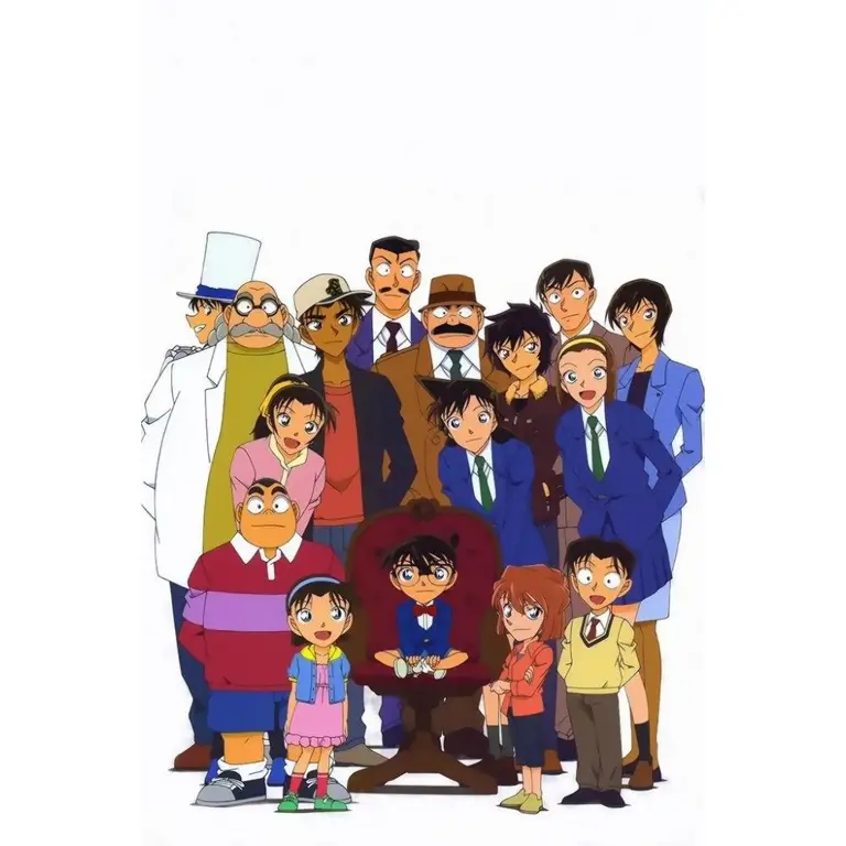 Gambar karakter-karakter Detective Conan