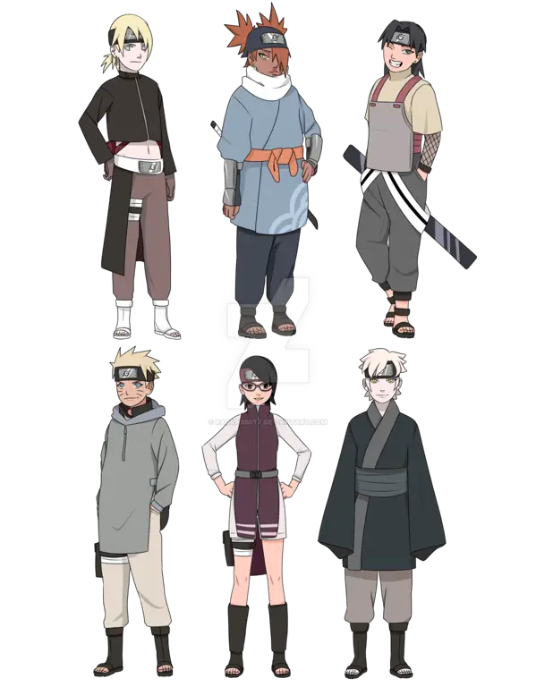 Desain karakter Boruto