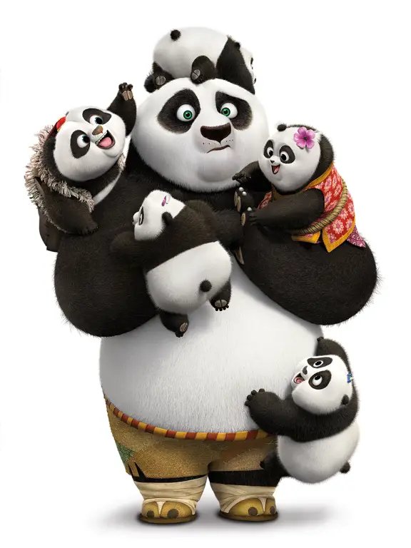 Karakter-karakter dalam film Kungfu Panda 3