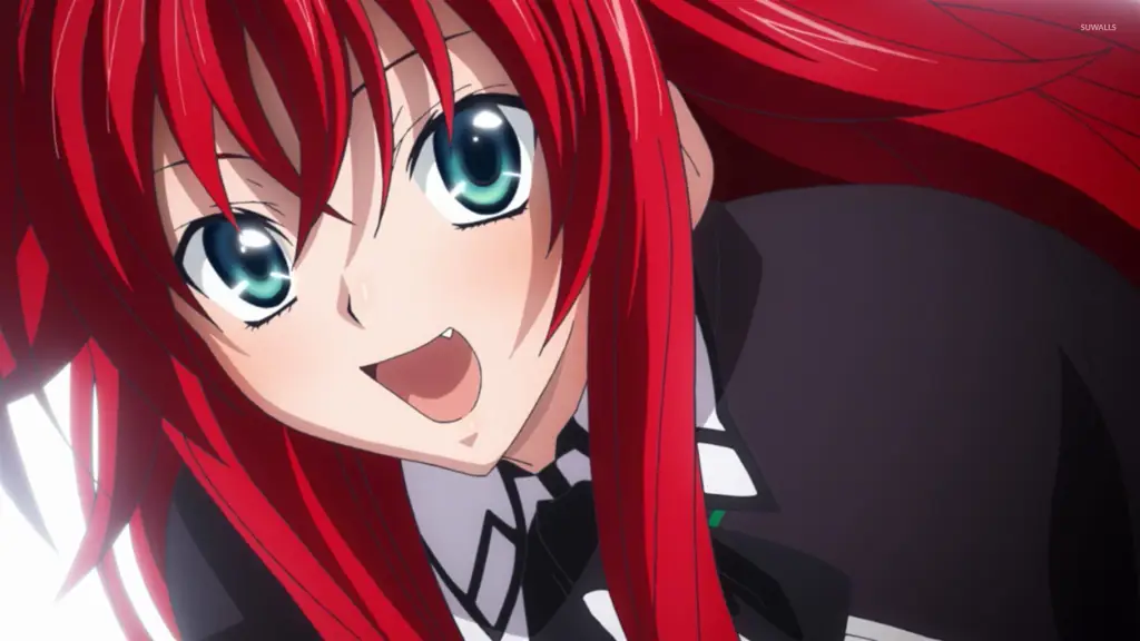 Gambar karakter-karakter utama dalam anime Highschool DxD