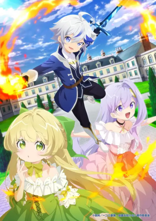 Ilustrasi karakter-karakter dalam manga isekai harem