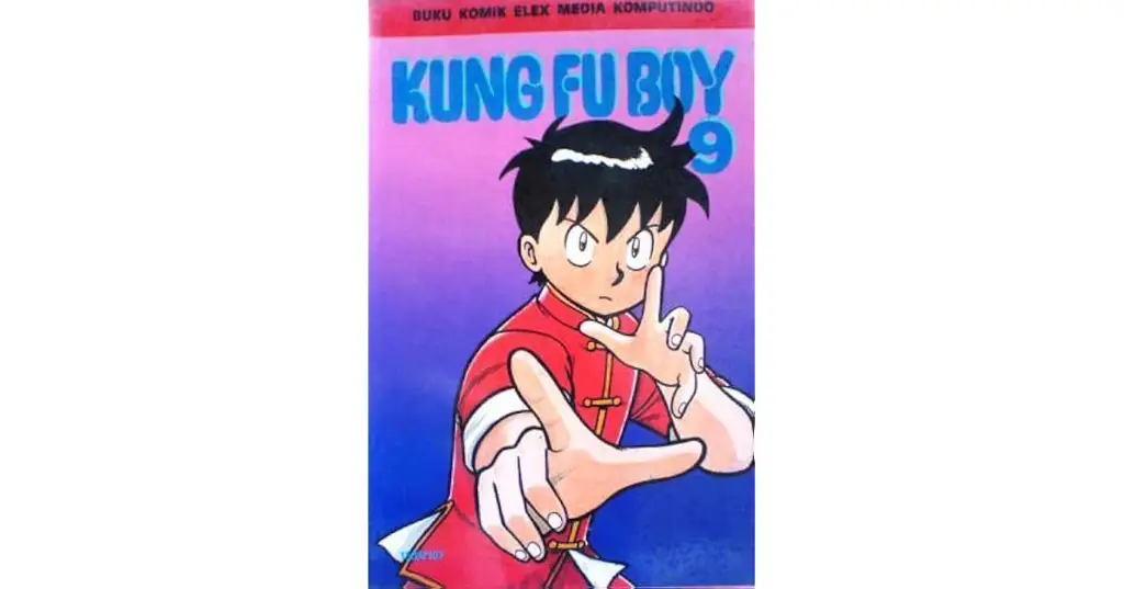 Ilustrasi karakter-karakter dalam manga kungfu boy