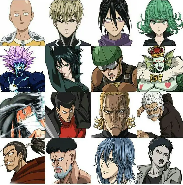 Karakter-karakter dalam manga One Punch Man