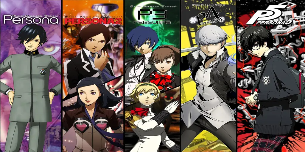 Gambar karakter-karakter Persona 3