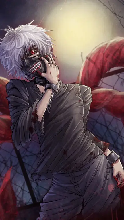 Gambar berbagai karakter di Tokyo Ghoul Season 3