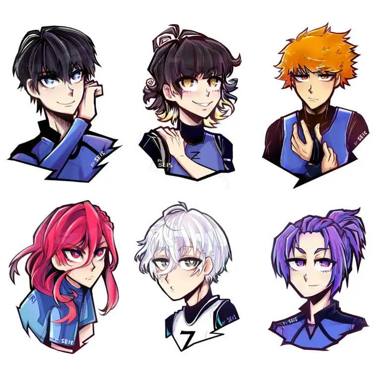 Karakter-karakter di Blue Lock Para karakter utama dalam anime Blue Lock